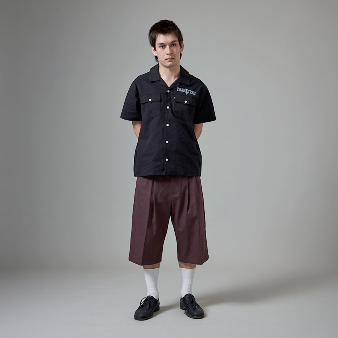 Herringbone Leagues Club Short - Prune Foncée