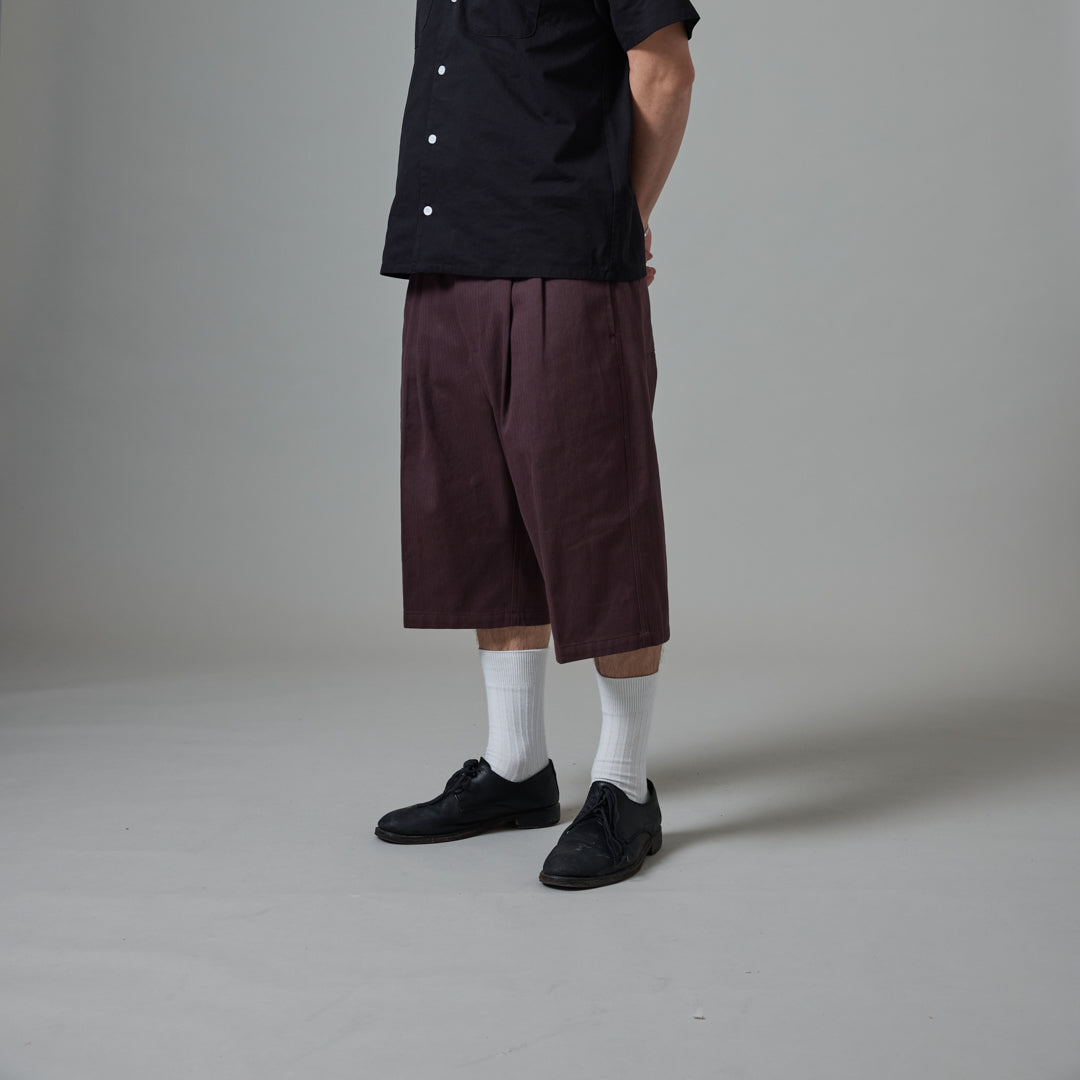 Herringbone Leagues Club Short - Prune Foncée
