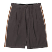 Herringbone Leagues Club Stripe Short - Dark Brown