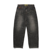 Relaxed Denim Jeans - Faded Charcoal