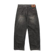 Relaxed Denim Jeans - Faded Charcoal