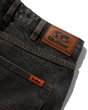 Relaxed Denim Jeans - Faded Charcoal