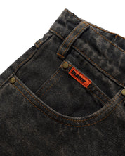 Relaxed Denim Jeans - Faded Charcoal