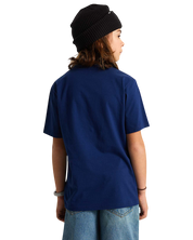 T-Shirt Enfant Retro Speed - Indigo Foncé