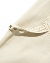 Rivet Shorts en Denim - Ivoire