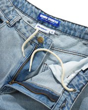 Roach Short en Denim - Indigo Usé