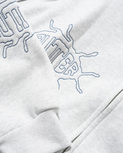 Roach Sweat à Capuche Zippé - Gris Cendré