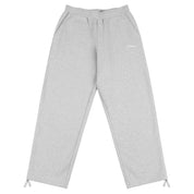 Cursive Small Logo Sweatpants - Heather Gray