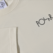 T-Shirt Contrast Fill Logo - Ivoire/Noir