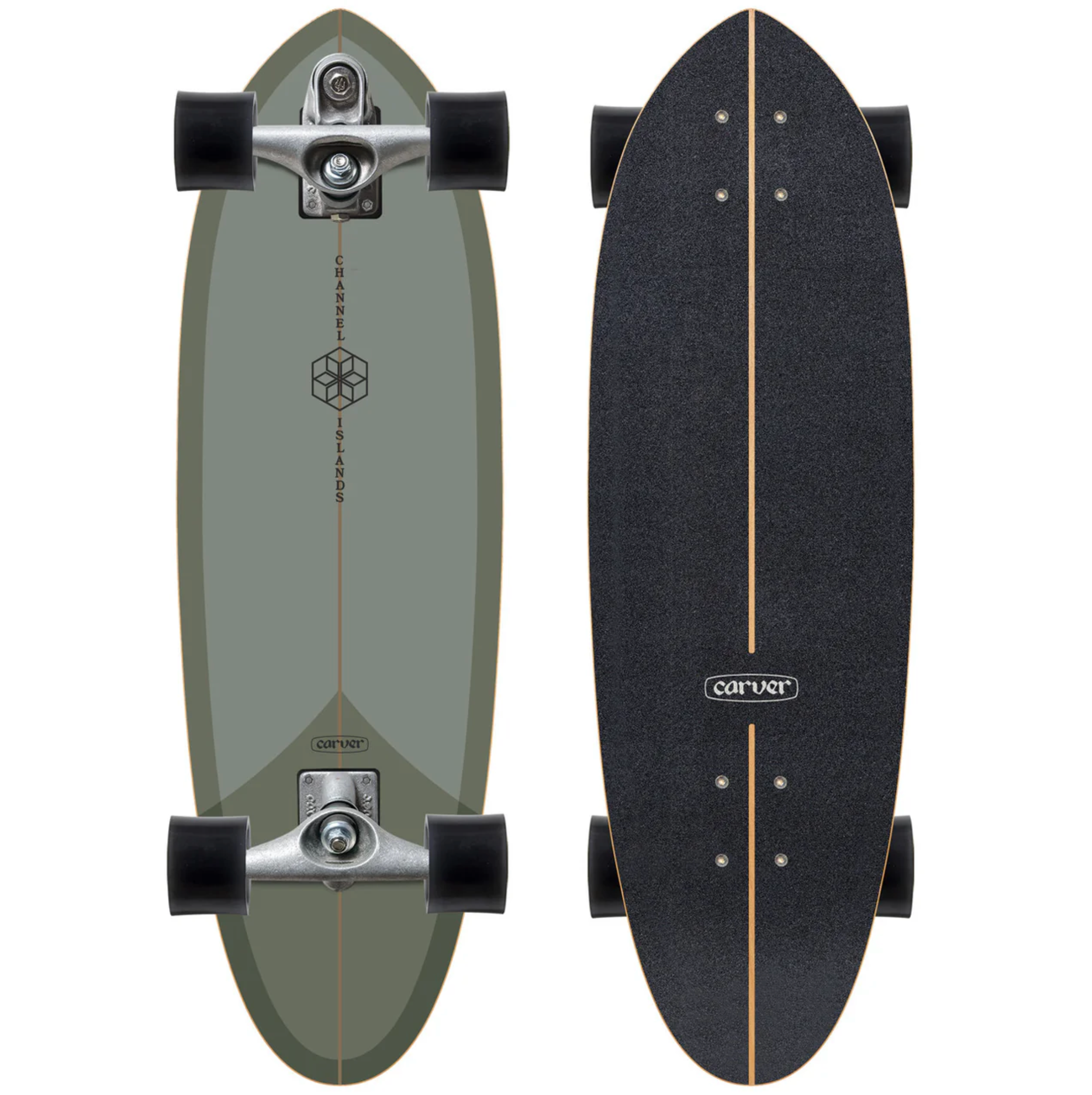 Channel Islands Mid (Sage), 32.5" | Carver Surfskate Complet
