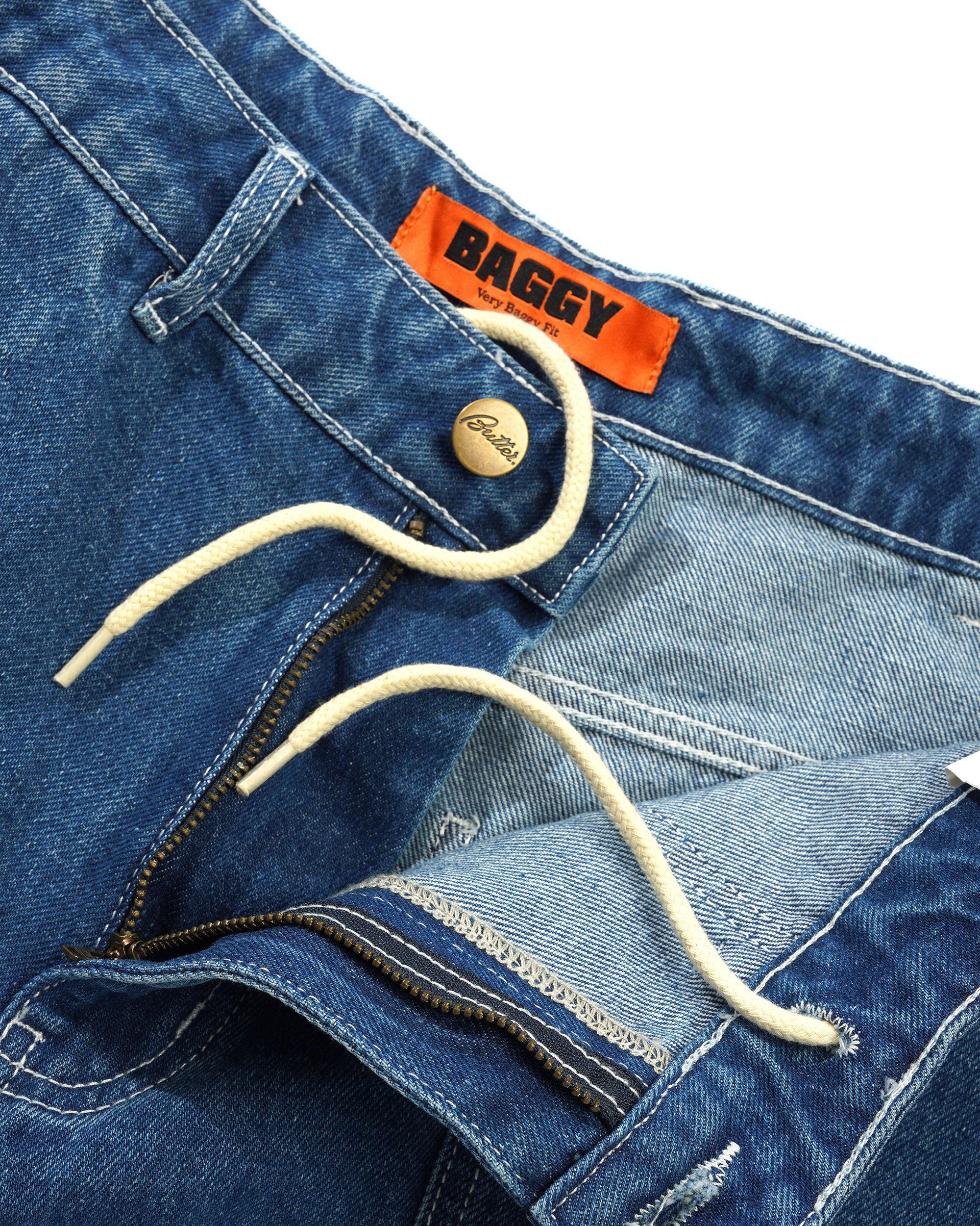 Scribble Jeans en Denim - Bleu Moyen
