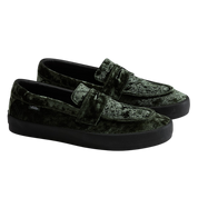 Skate Loafer Velvet - Oil Green