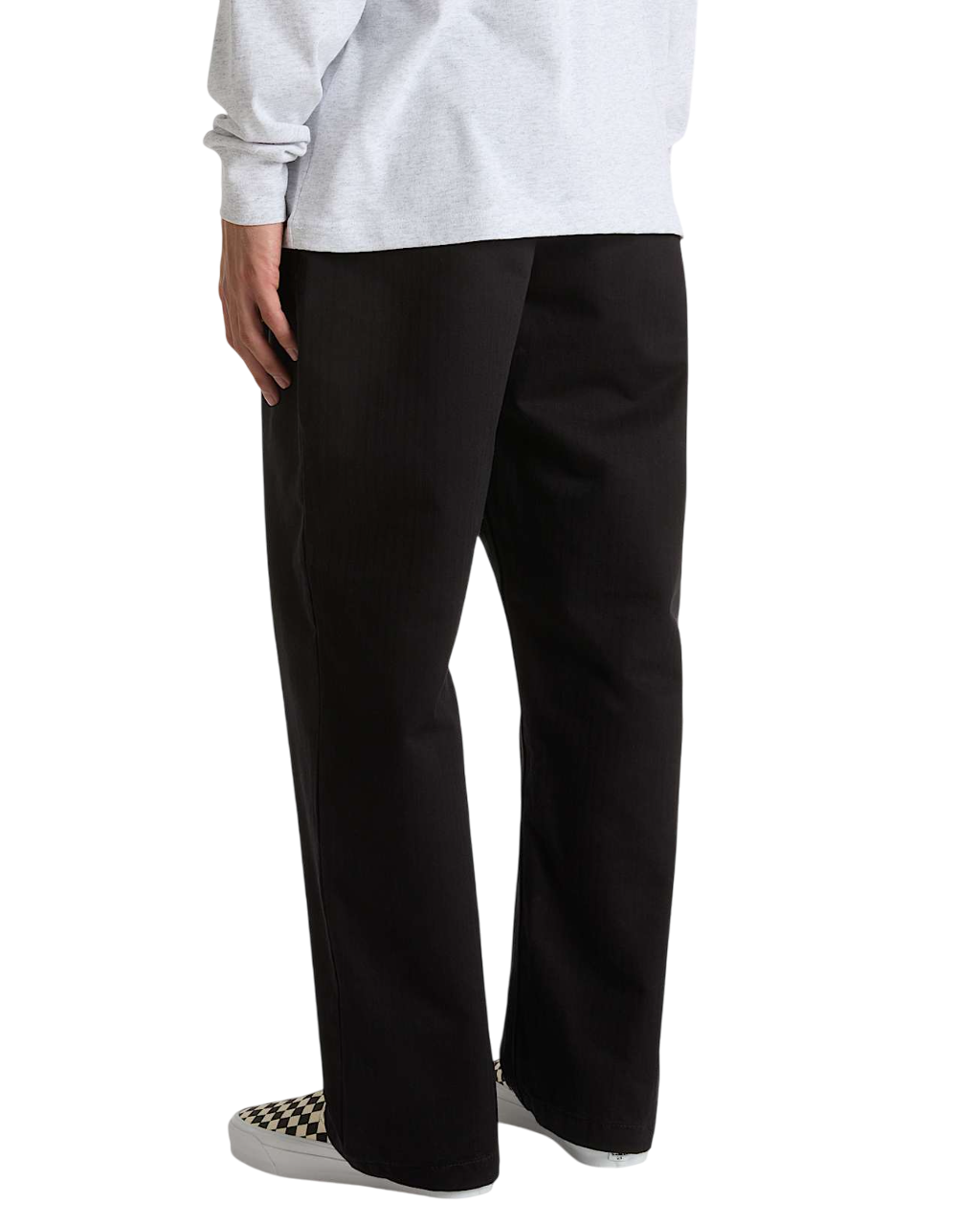 Skate Loose Pleated Trousers - Black