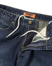Jeans en Denim Solar Fade - Bleu Teinté Ondulé