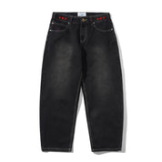 Stars Denim Jeans - Washed Black