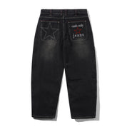 Stars Denim Jeans - Washed Black
