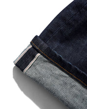 Straight Leg Denim Jeans - Selvedge Blue