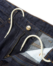 Straight Leg Denim Jeans - Selvedge Blue