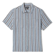 Chemise The Dexter à Rayures Texturées - Noir/Bleu Poussiéreux
