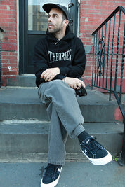 Punchout Varsity Heavyweight Hoodie - Black