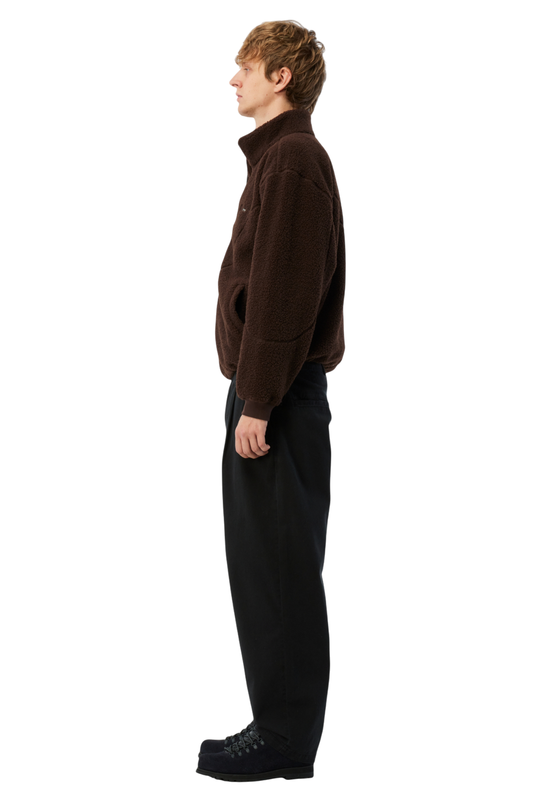 Veste Sherpa Zippée - Marron