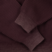 Double Zip Knit - Wine