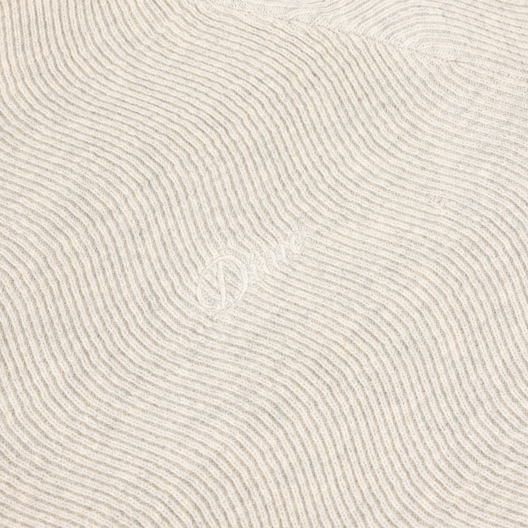 Cable Knit Polo - Oatmeal
