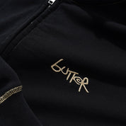 Trail Stitch Zip-Thru Hood - Washed Black