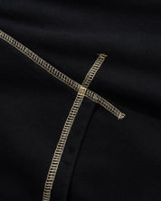 Trail Stitch Zip-Thru Hood - Washed Black