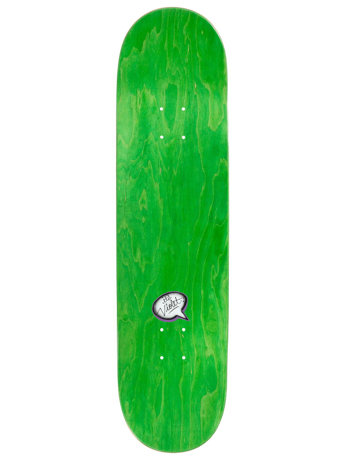 Black on Black Violet Stamp Grey Planche - 8.5"