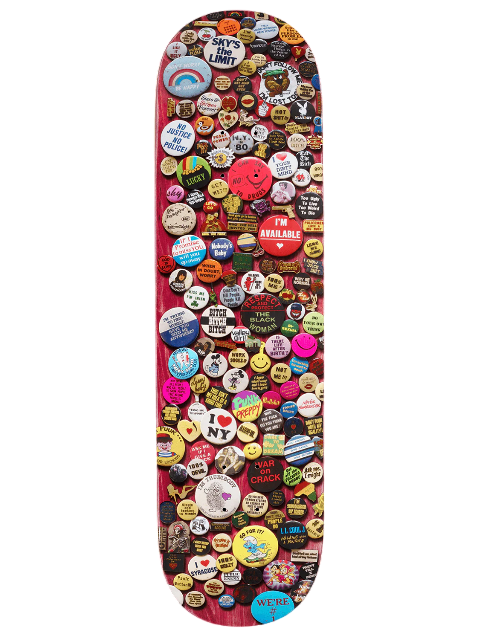 "Pins" Pink Planche - 8.18"
