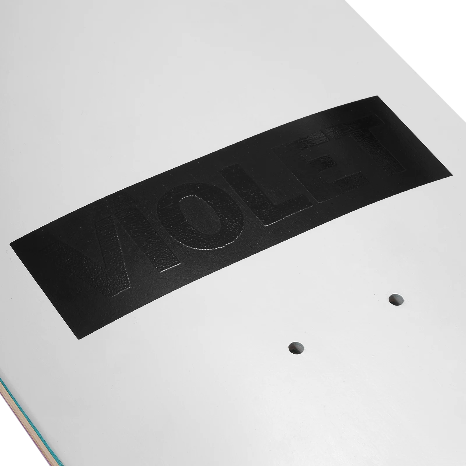 Black on Black Violet Stamp Grey Planche - 8.5"