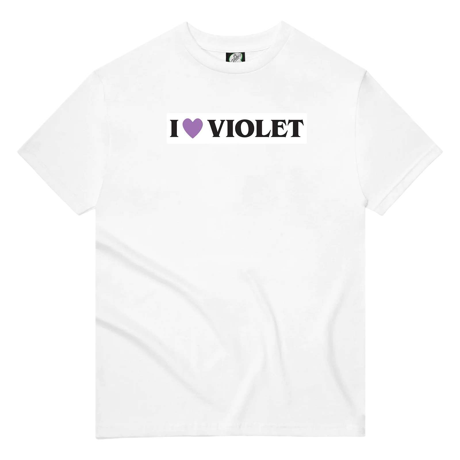 I Heart Violet T-Shirt - Blanc