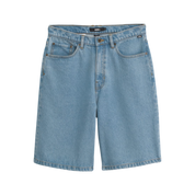 Check-5 Baggy Denim Shorts - Stonewash Blue