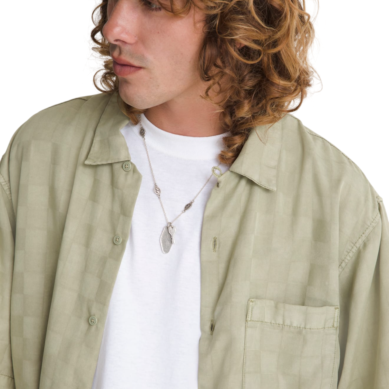 Van Doren Tencel Check Camp Shirt - Soft Sage