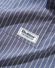 Vertical Stripe S/S Shirt - Stone Blue
