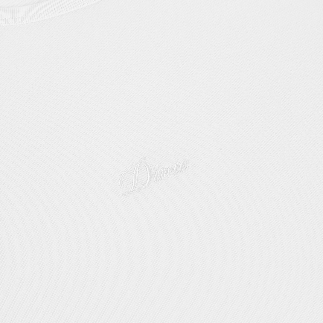 Cursive Tee - White