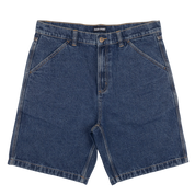 Workers Club Denim Jean Short - Washed Dark Indigo
