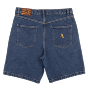 Workers Club Denim Jean Short - Washed Dark Indigo