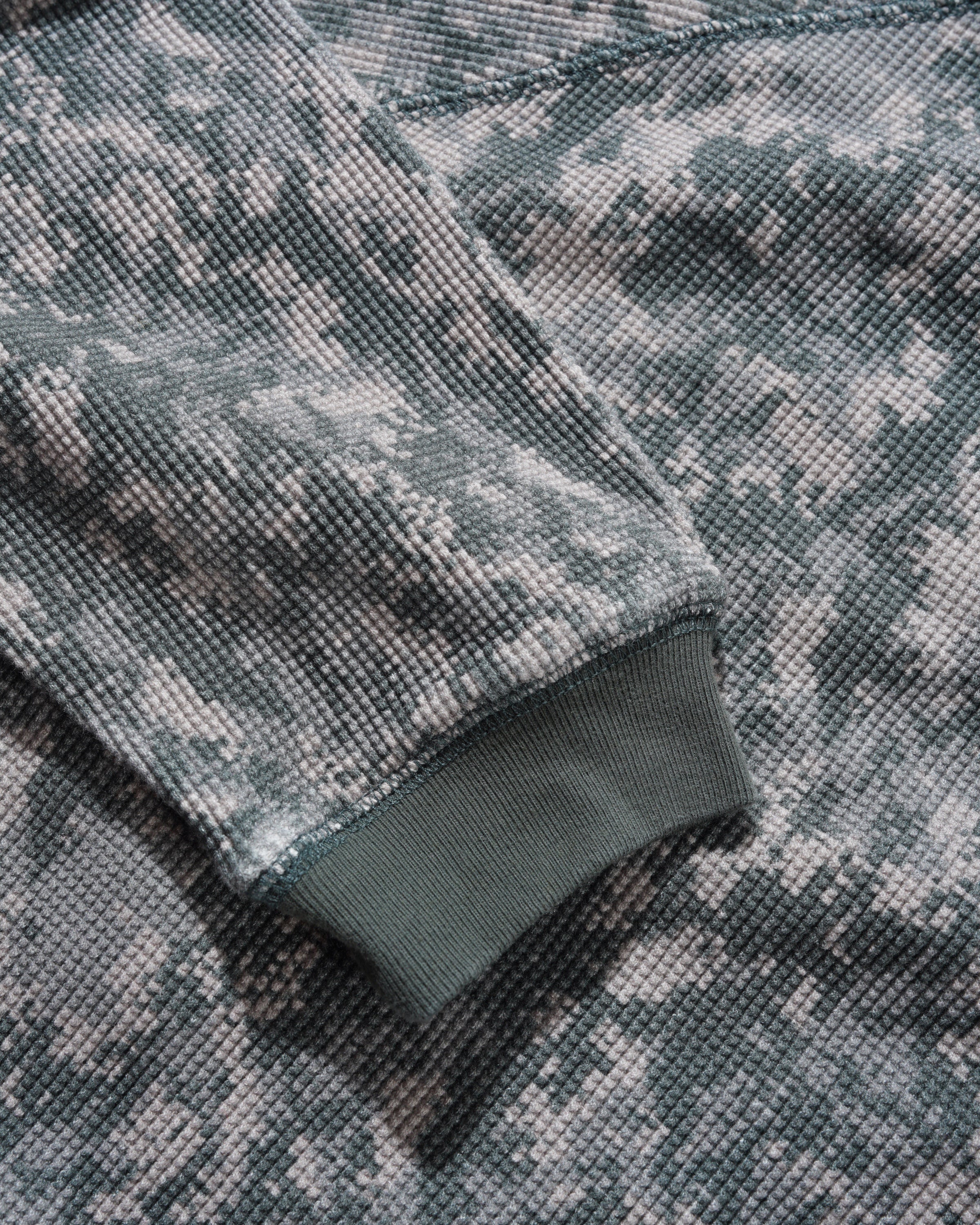 Haut Manches Longues Waffle - Camo Digital