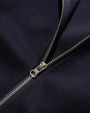 Warped Track Jacket - Navy