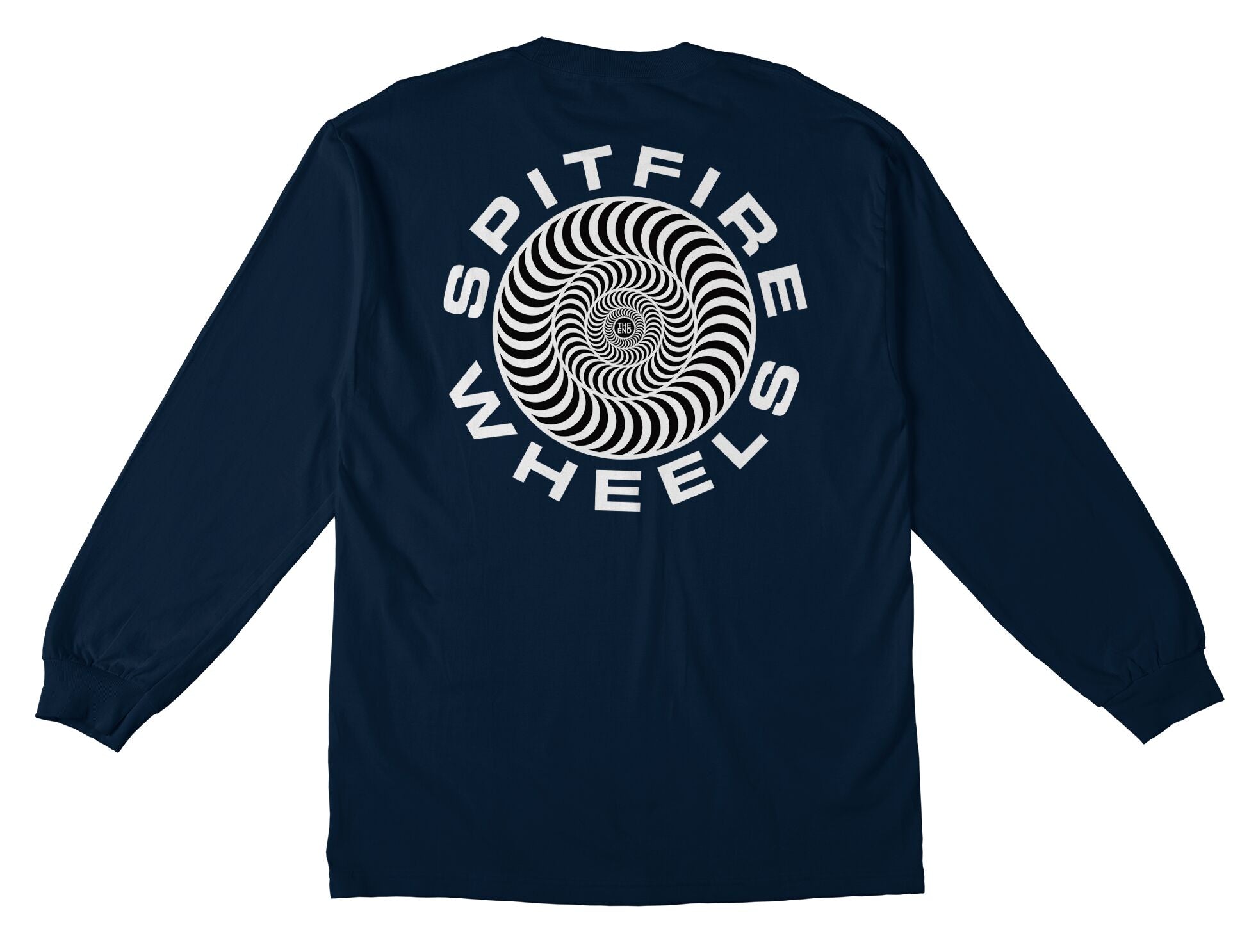 Classic '87 Swirl Fill Longsleeve Tee - Navy/White