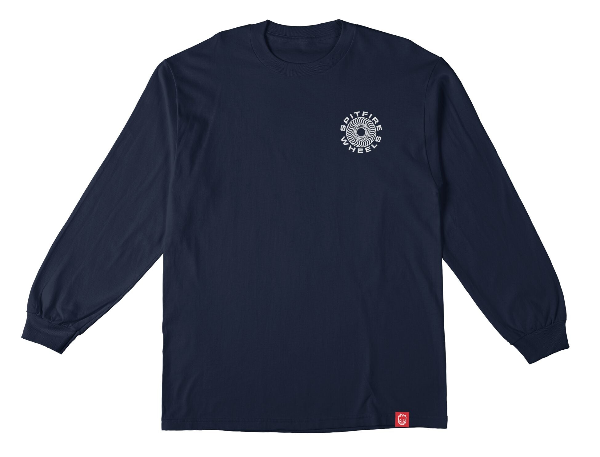 Classic '87 Swirl Fill Longsleeve Tee - Navy/White