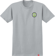Classic Swirl Overlay T-Shirt - Ice Grey/Black/Green