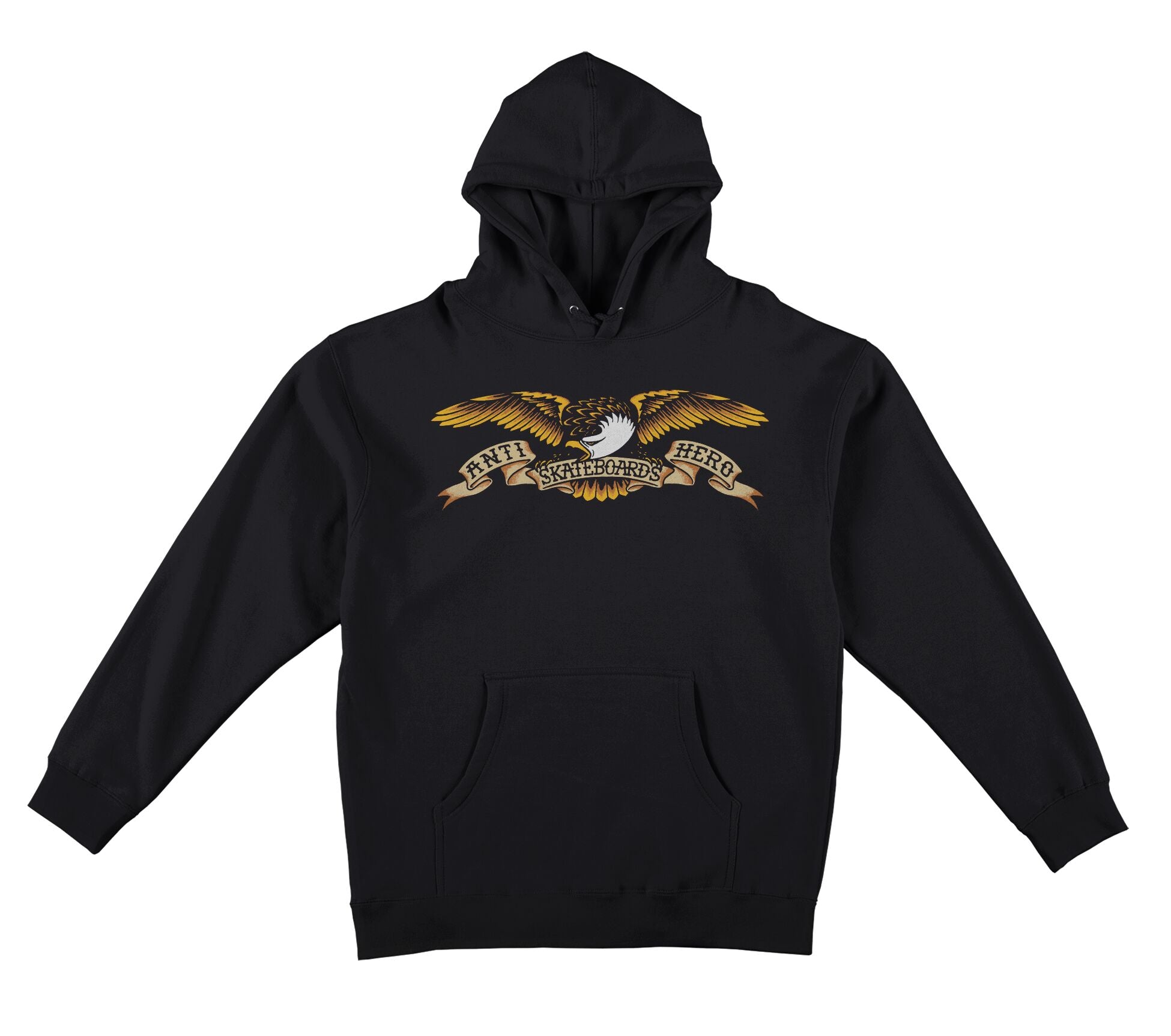 Eagle Heavyweight Pullover Hoodie - Black/Black