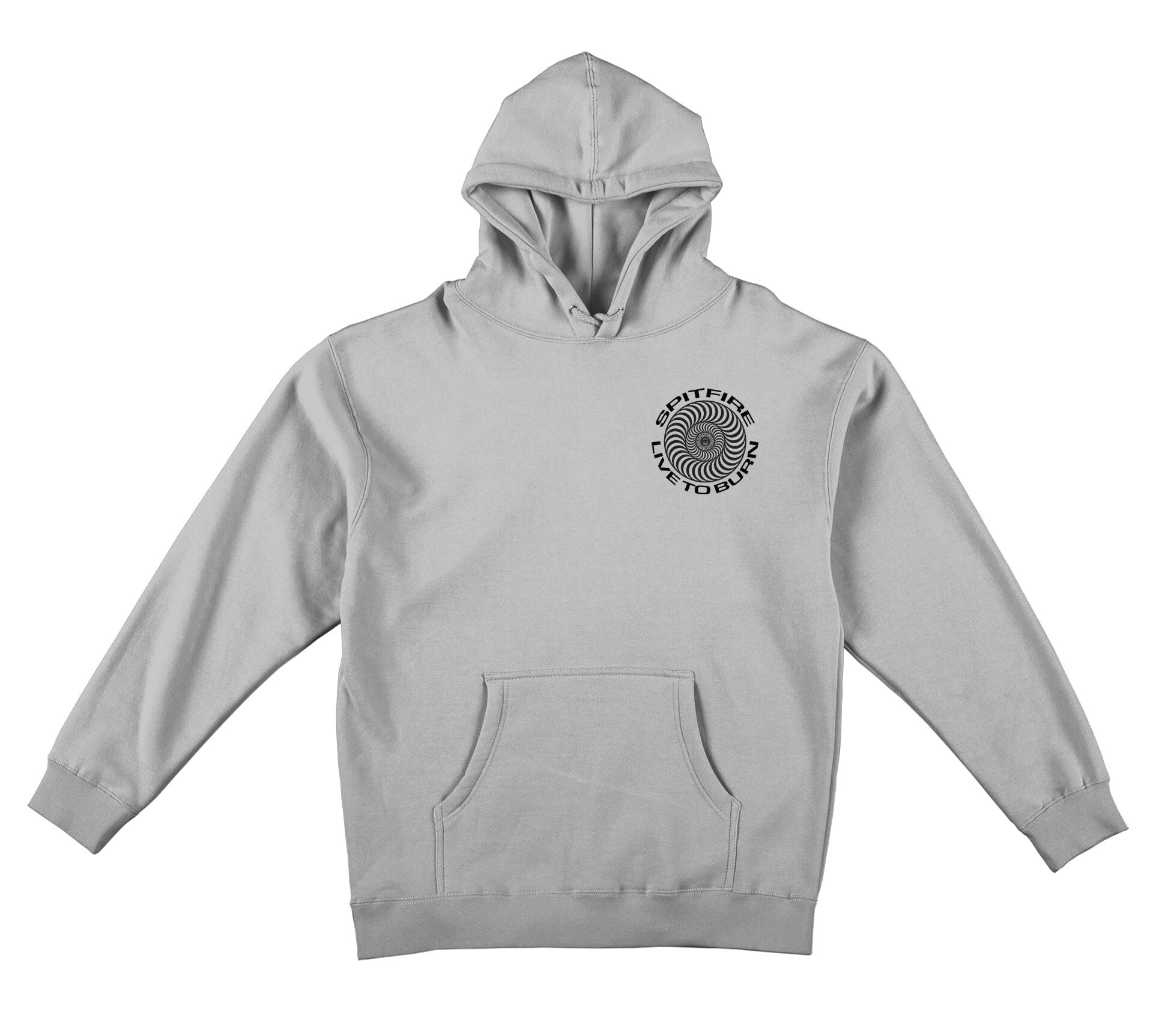 Live To Burn Classic Hoodie - Smoke