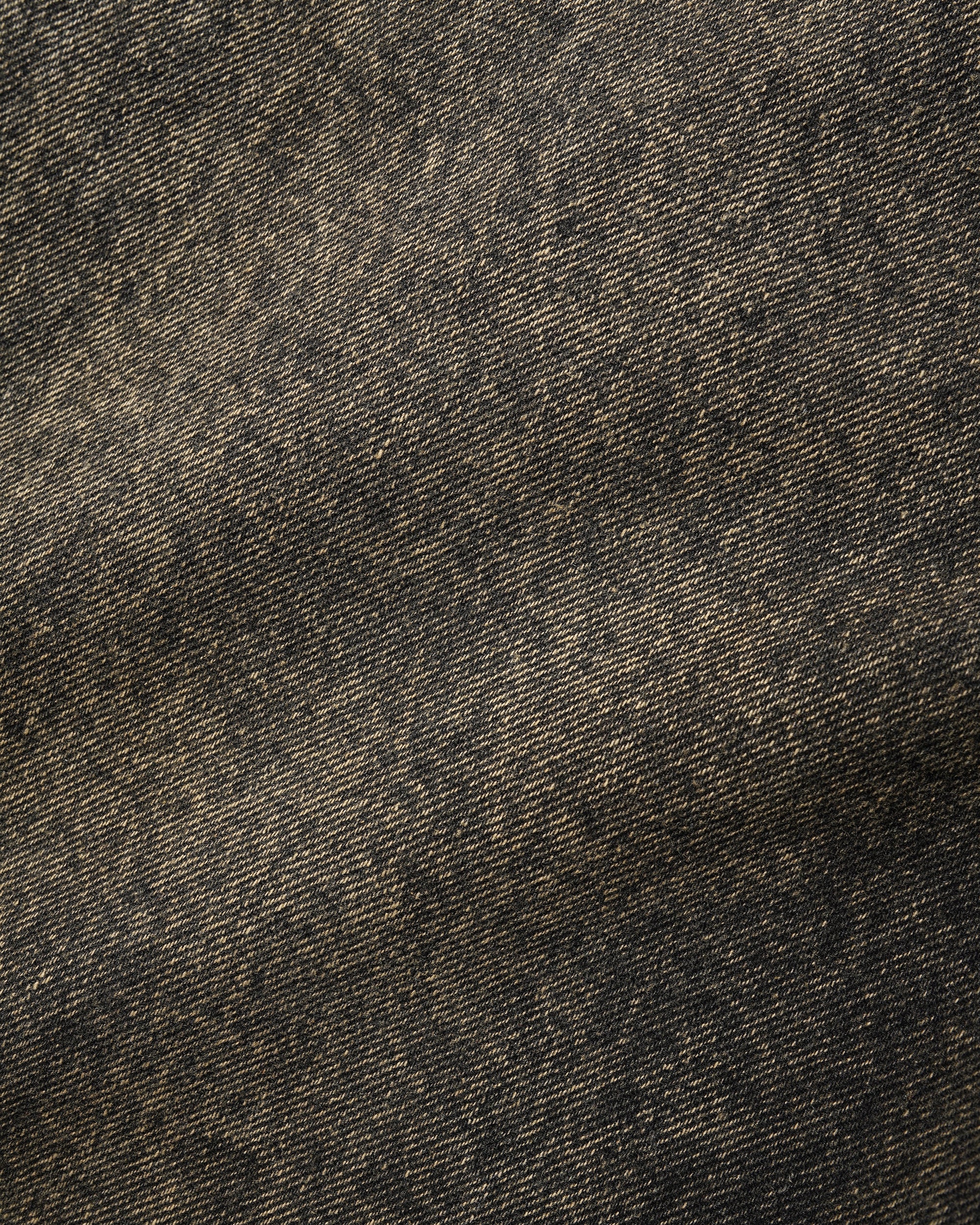 Jeans en Denim Large - Marron Délavé à l'Acide