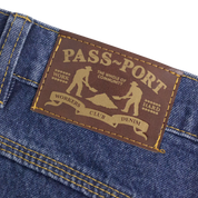 Workers Club Denim Jean Short - Washed Dark Indigo