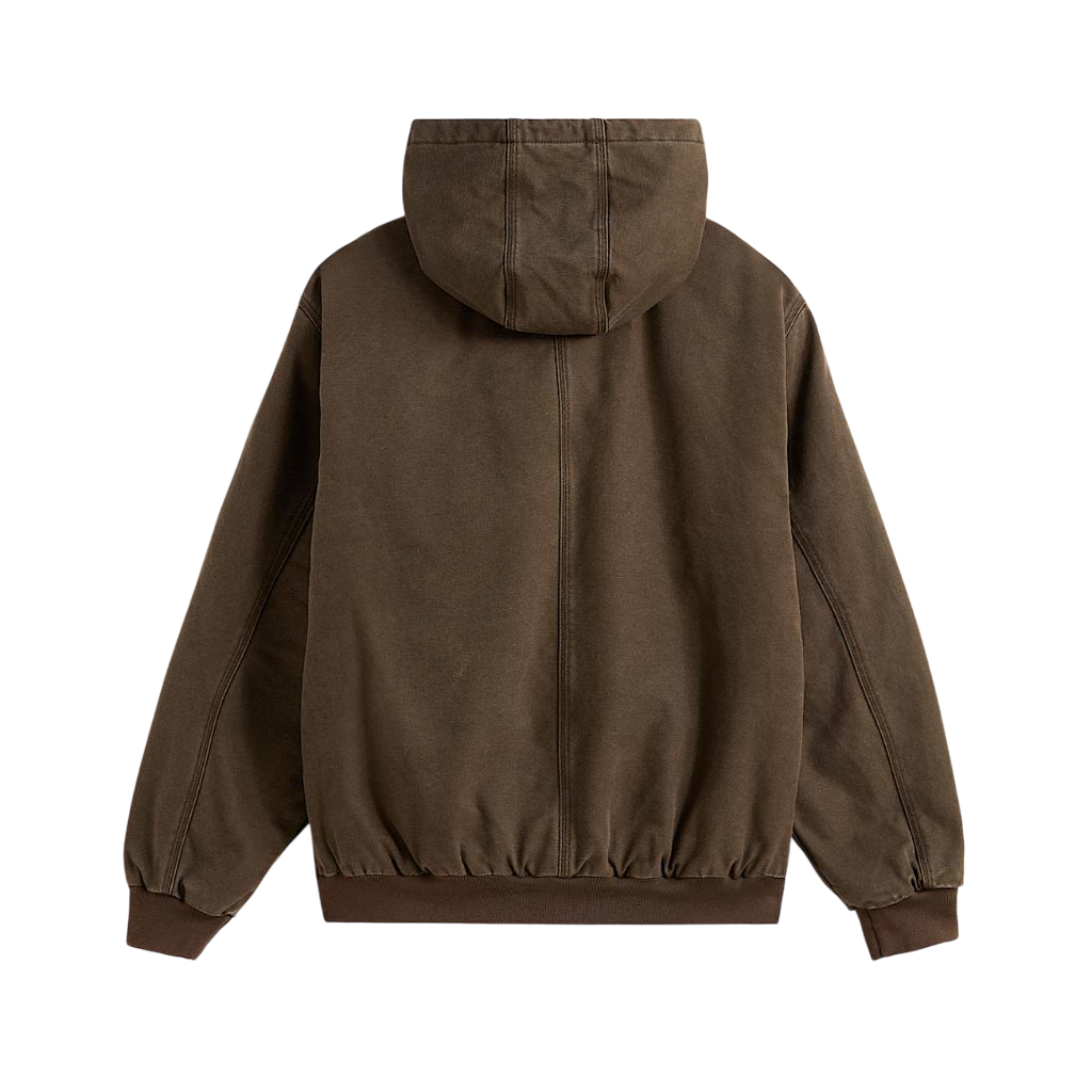 Veste Workwear en Toile Zippée - Brun Charbon