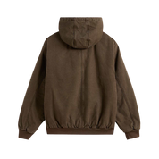 Veste Workwear en Toile Zippée - Brun Charbon